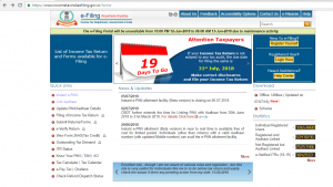 Refund Status Home Page