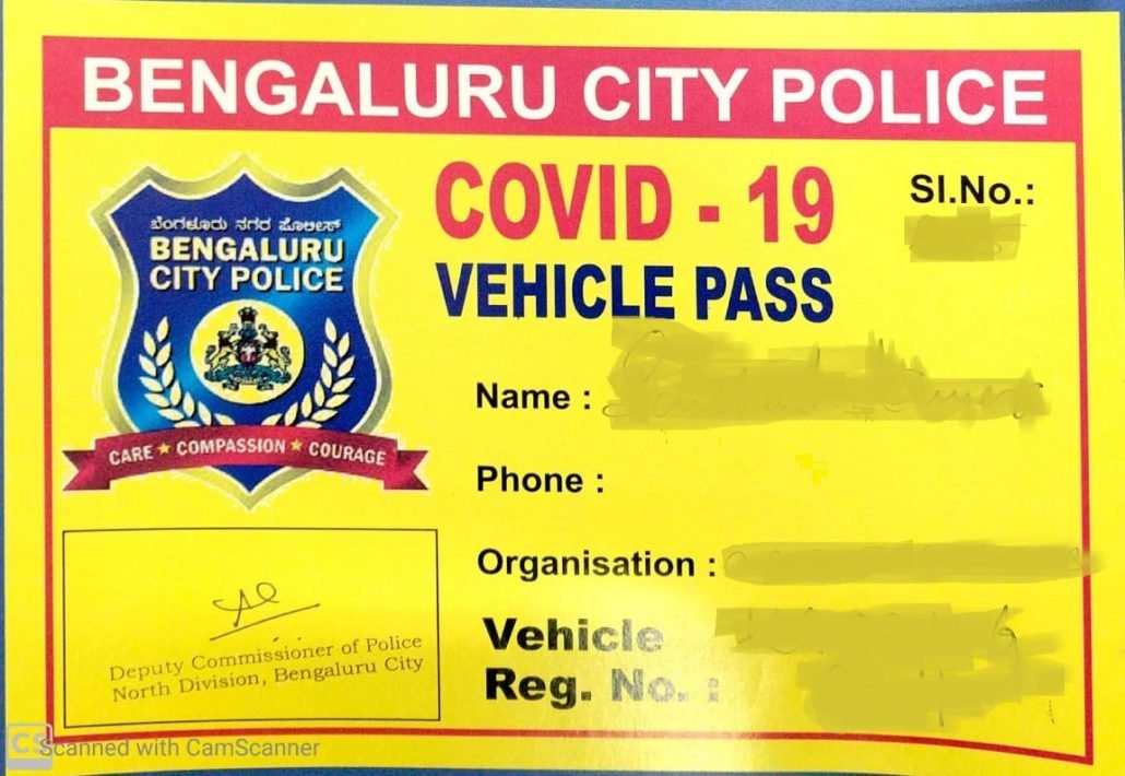 COVIND-19 VEHICLE PASS