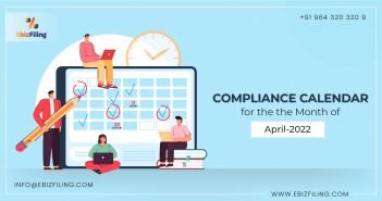 Tax Compliance and Statutory due dates for April, 2022 Compliance Calendar April 2022