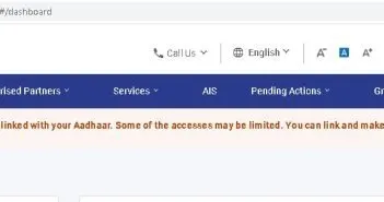 Your PAN is made inoperative as it is not linked with your Aadhaar Your PAN is made inoperative