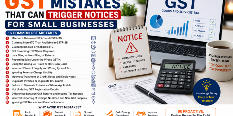 Common GST Mistakes That Can Trigger Notices for Small Businesses