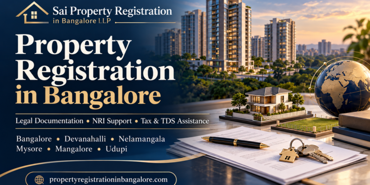 Sai Property Registration—property documentation, NRI support and tax and TDS assistance across Bangalore, Devanahalli, Nelamangala, Mysore, Mangalore and Udupi.